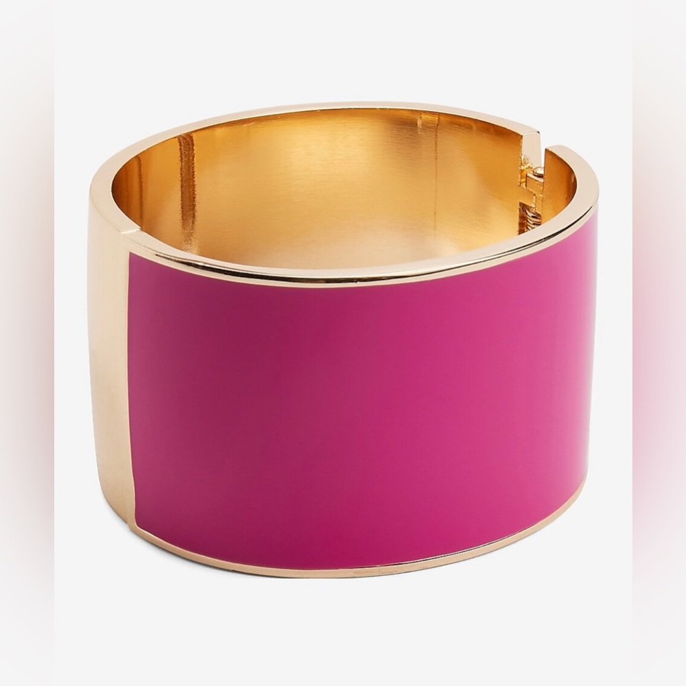Express half painted snap cuff bracelet